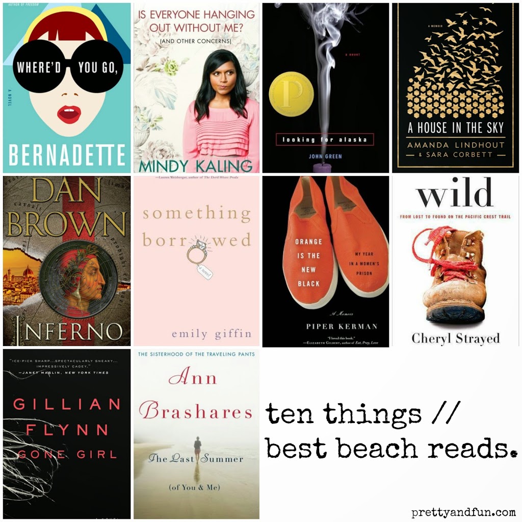 ten things // best beach reads. Pretty & Fun