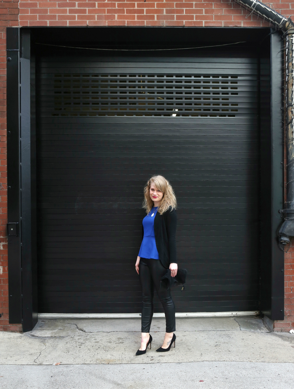 Outfit // Leather + Peplum.