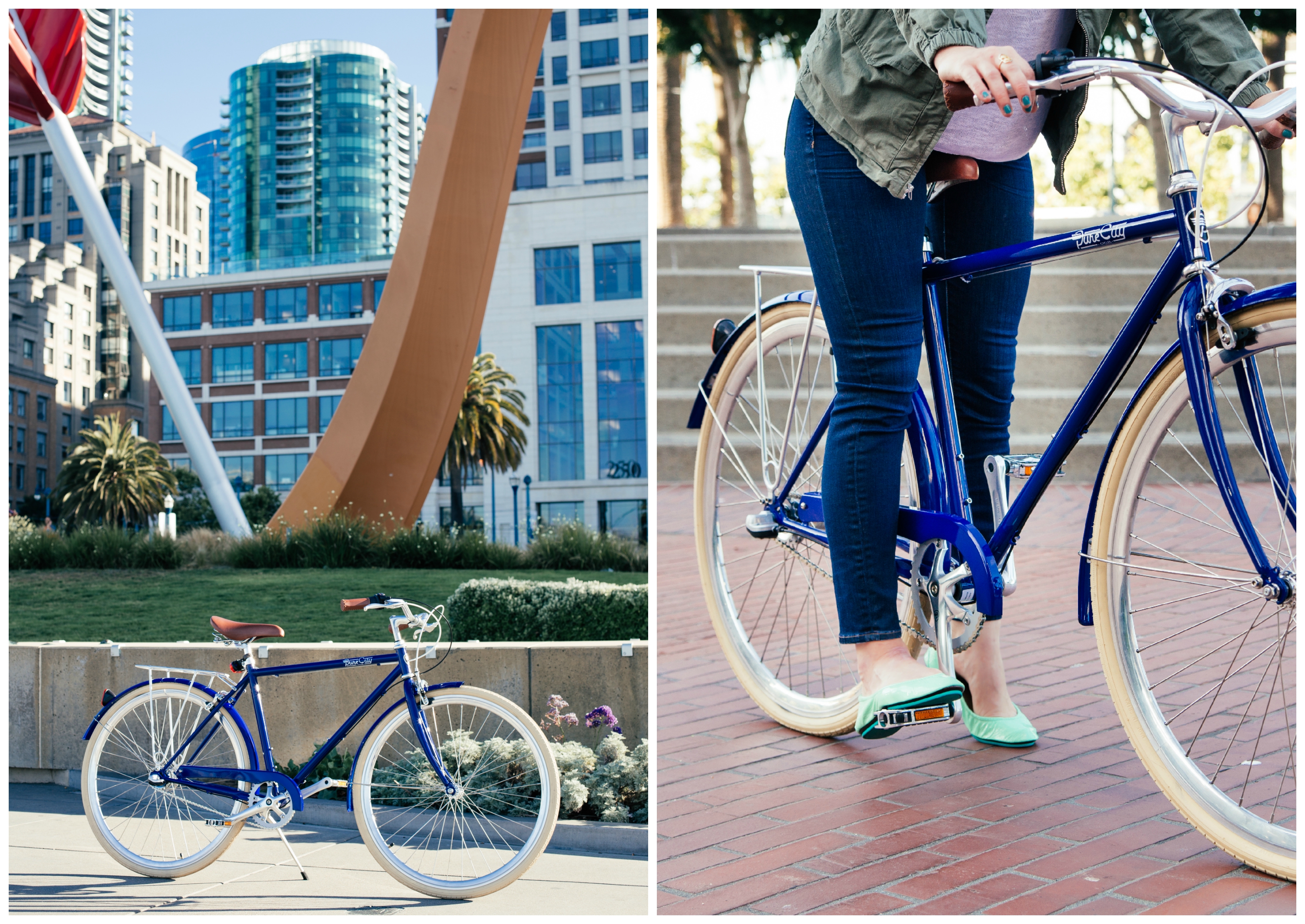 Exploring San Francisco with Pure City Cycles.