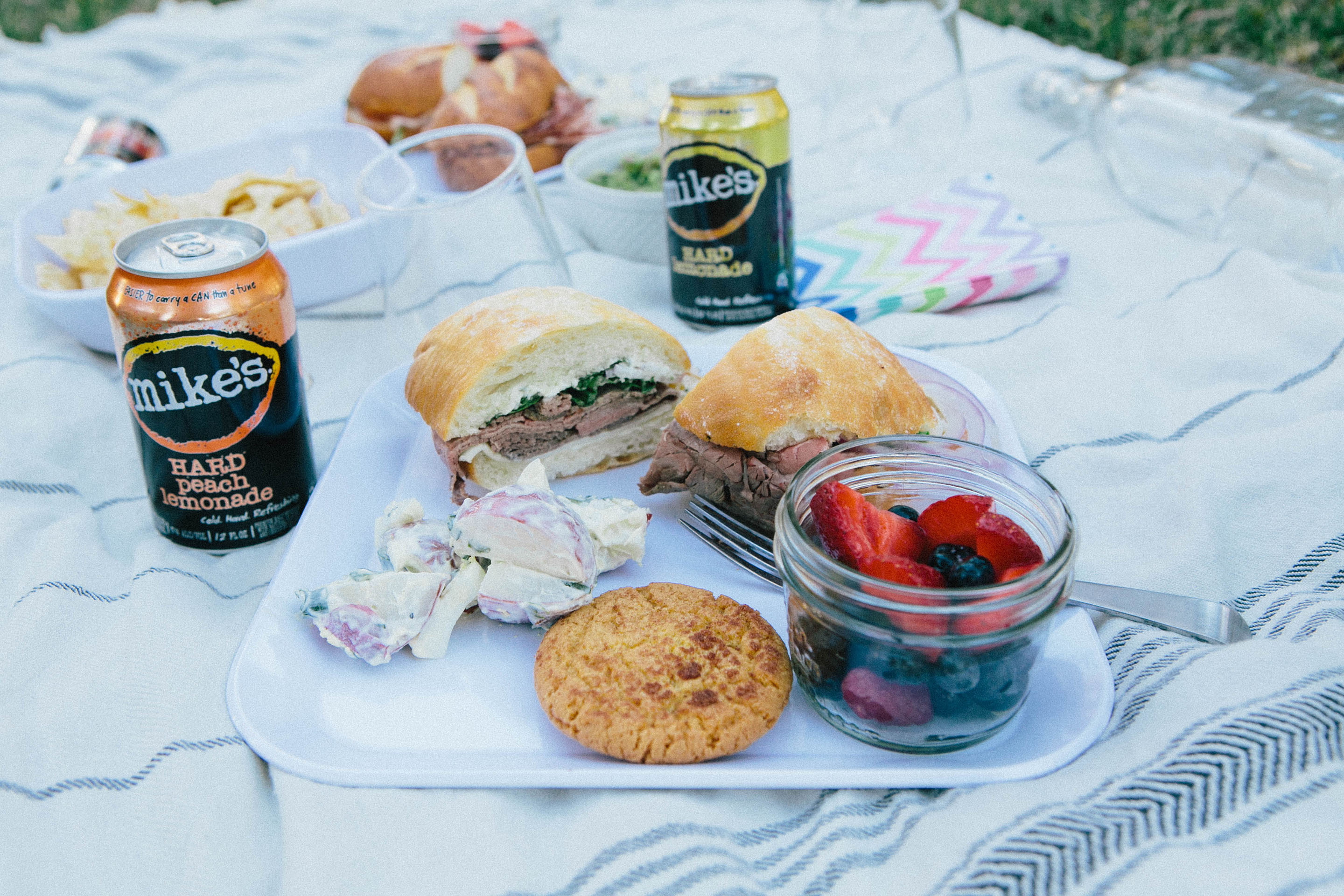 A Simple End of Summer Picnic with Mike's Hard.