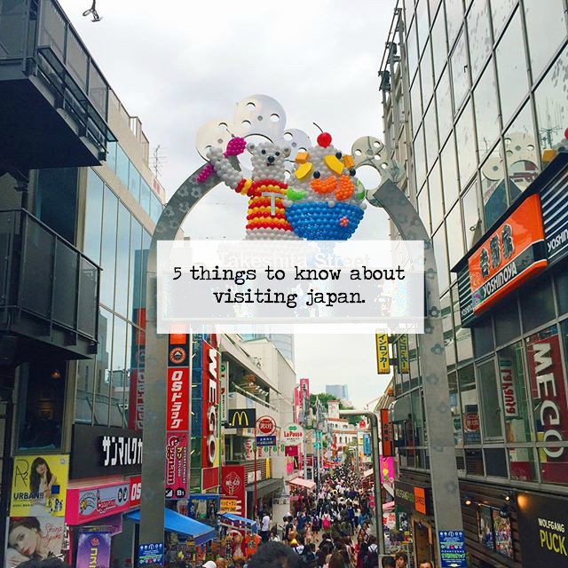5 Things To Know About Visiting Japan.